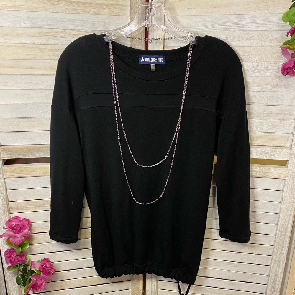 Women’s Black Long Sleeve Top